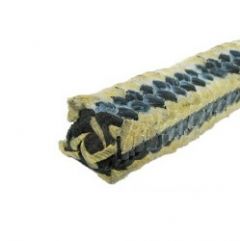 Garlock Packmaster #6K Packing, 1/4" Square - Teflon and Graphite w/ Kevlar Corners (1 LB Box)