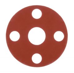 (PACK OF 25) 1/8" Red Rubber Gasket, Full Face, for 3/4"-150# Flanges